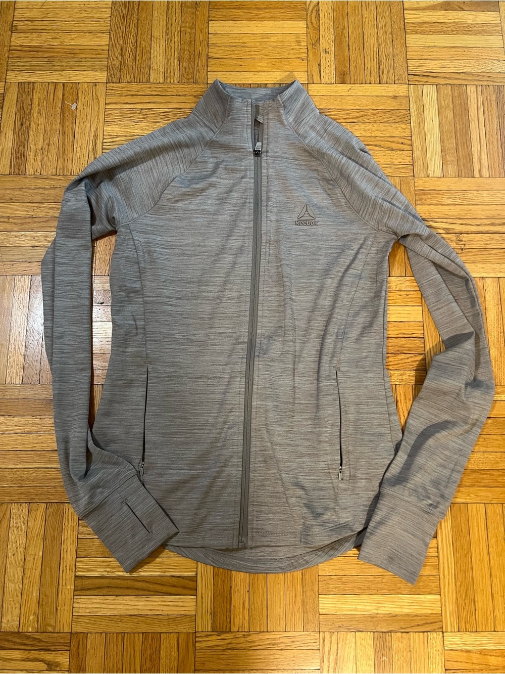 Autumn Runner Reebok Women’s chocolate brown Full-Zip Training Jacket size XS